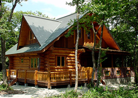 ログハウスの例